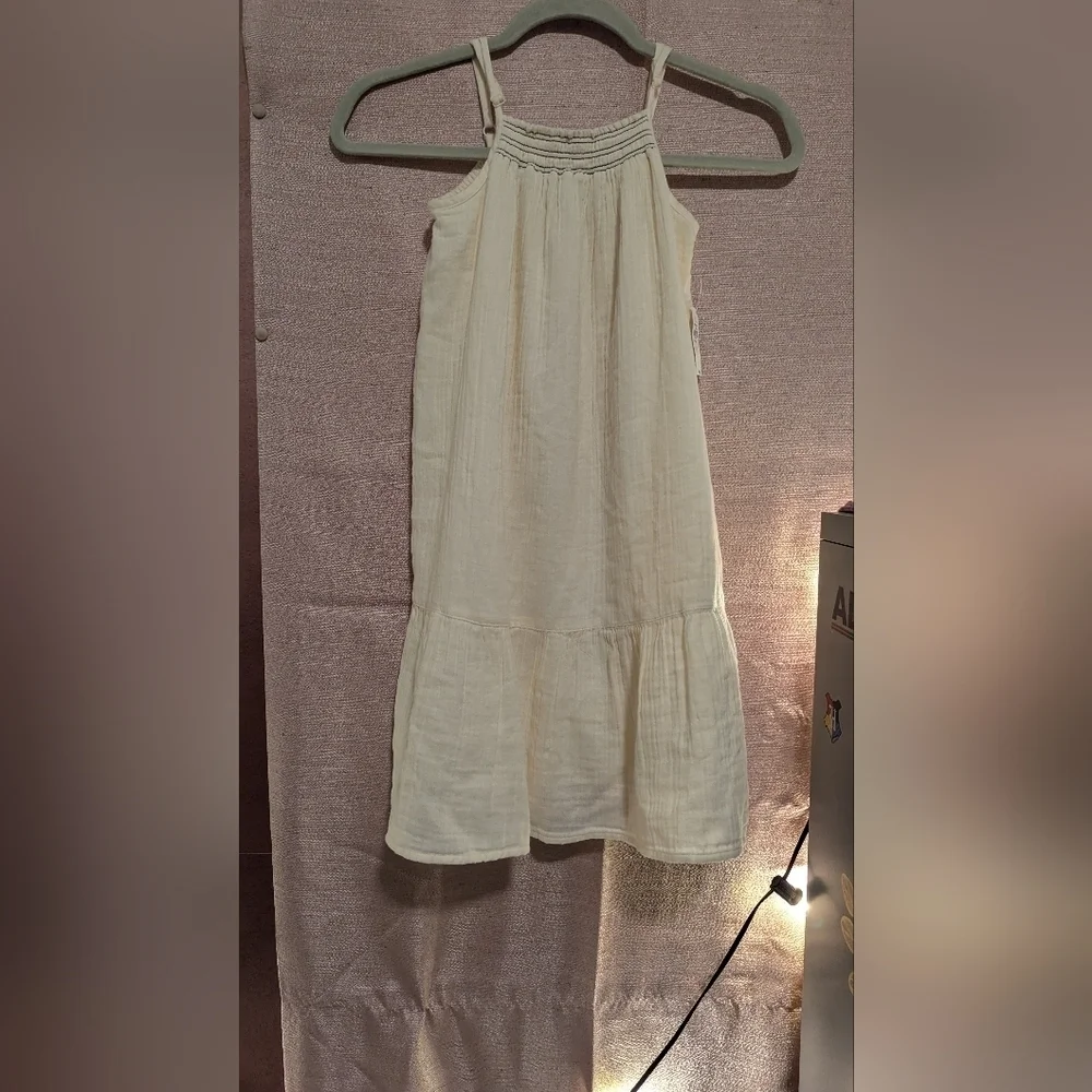 NWT Old Navy Girls Cream a line‎ dress size 8